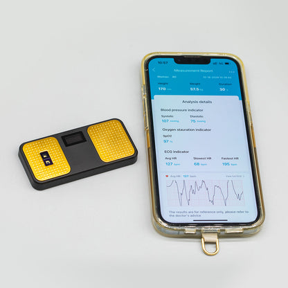 Vital Card Monitor Simple Easy Use Blood Pressure ECG SpO2 Vital Card Monitor #