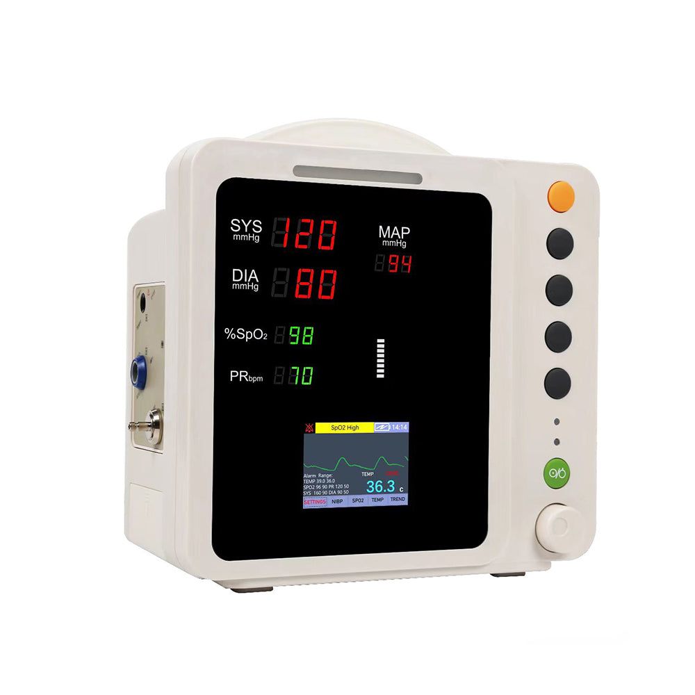 Vital Sign Monitor Hospital Three Parameter Vitals Signs Patient Monitor #