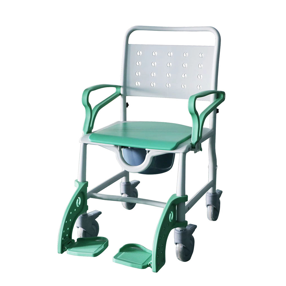 Commode Wheelchair Multifunctional Shower Toilet Bath Chair #
