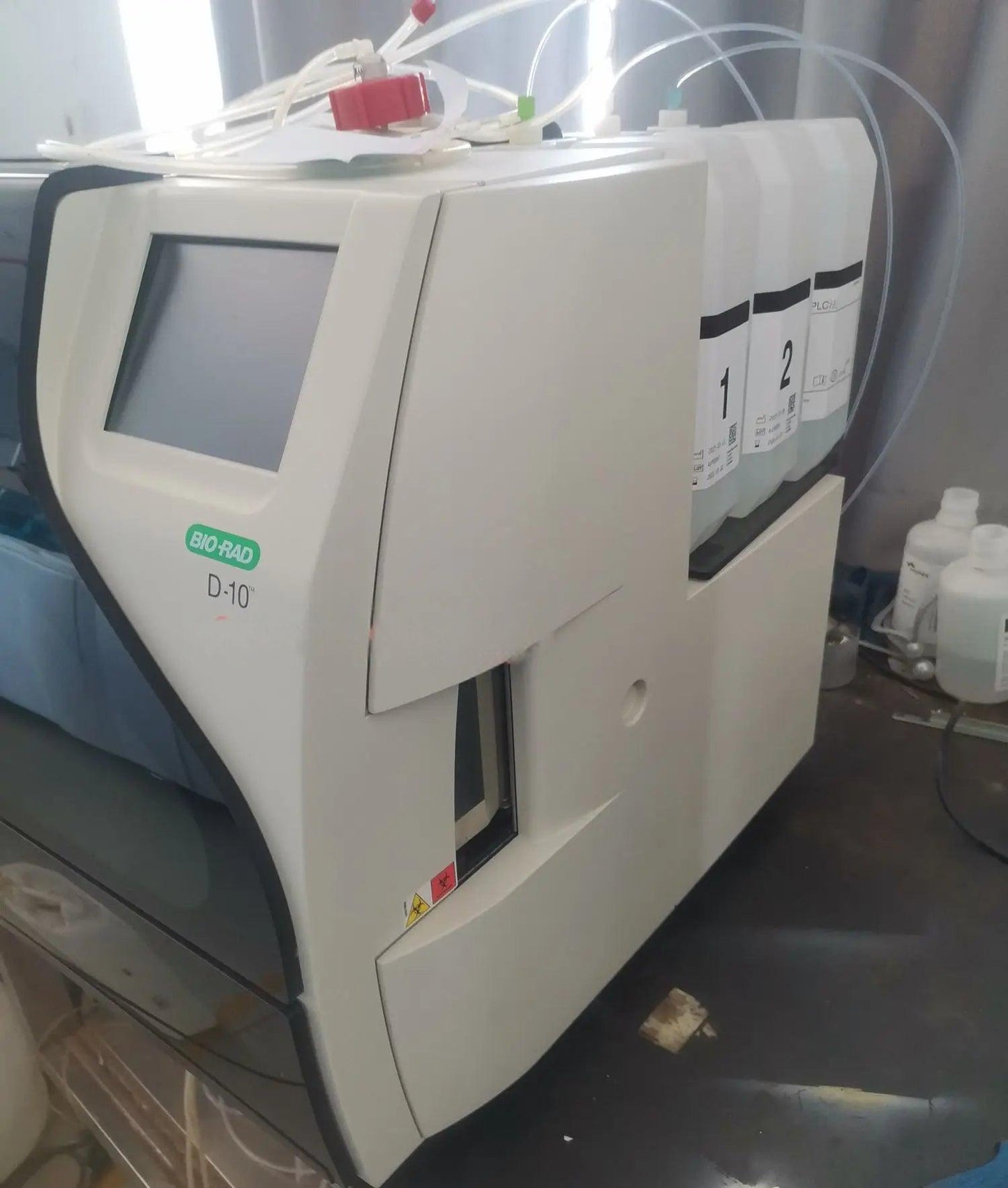 BIO RAD D-10,Glycosylated Hemoglobin Analyzer, HbA1c,Used Device, Laboratory Equipment, in Good Condition #