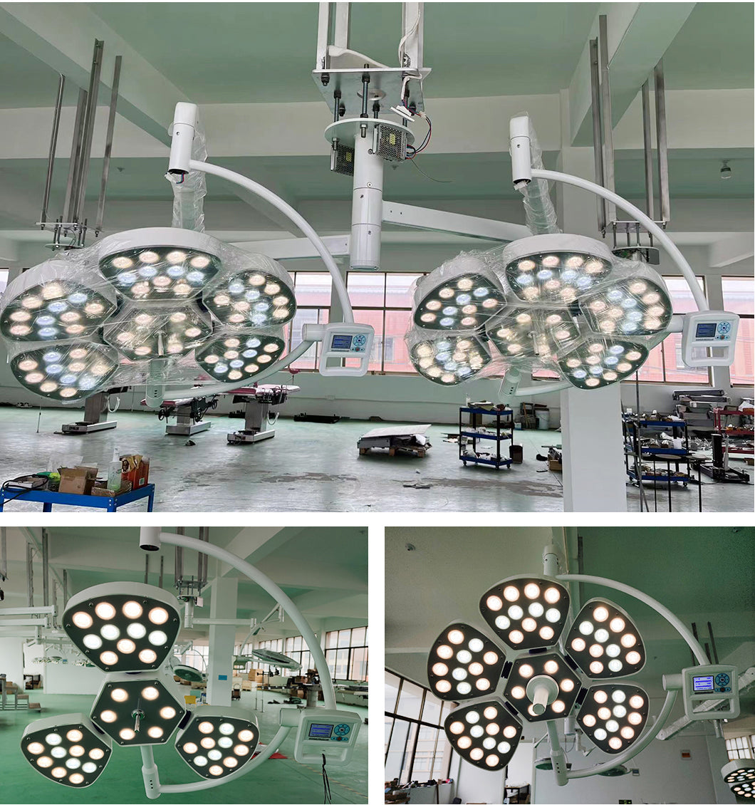 Surgical Light Hospital Medical Celling Mounted Flower Shadowless Operating Lamp #