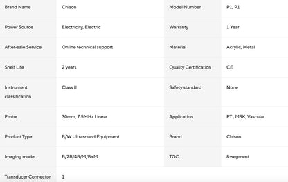 Chison  SonoEye P1 Handheld Ultrasound