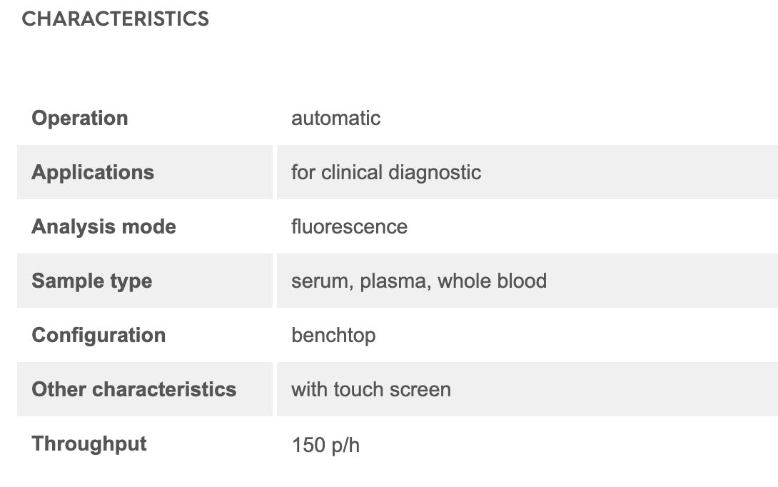 QFT9000 POCT Fluorescence Immunoassay Analyzer