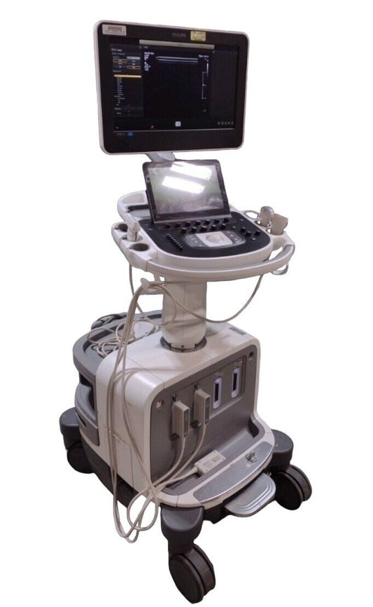PHILIPS EPIQ 7G ULTRASOUND MACHINE WITH 3 PROBES  L12-3, C5-1 , L18-5  07/2014 #
