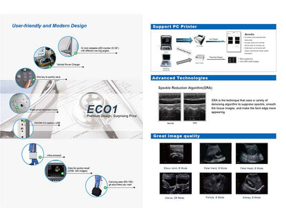 Chison  ECO1 Portable B&W Ultrasound