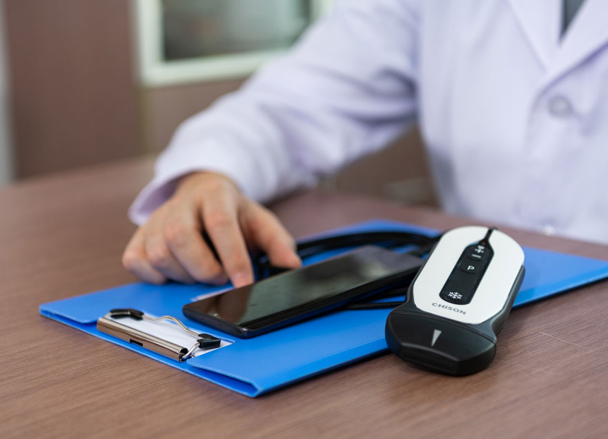 Handheld Digital Color Doppler Ultrasound System SonoEye P1 #