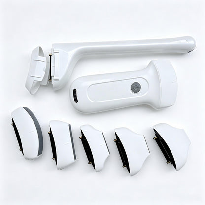 Global Healthcare Medical interchangeable-probe handheld wireless Doppler ultrasound scanner with magnetic probe connection for point-of-care imaging