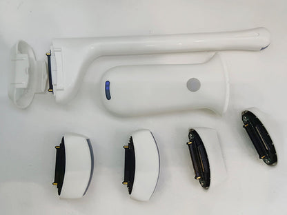 Global Healthcare Medical interchangeable-probe handheld wireless Doppler ultrasound scanner with magnetic probe connection for point-of-care imaging
