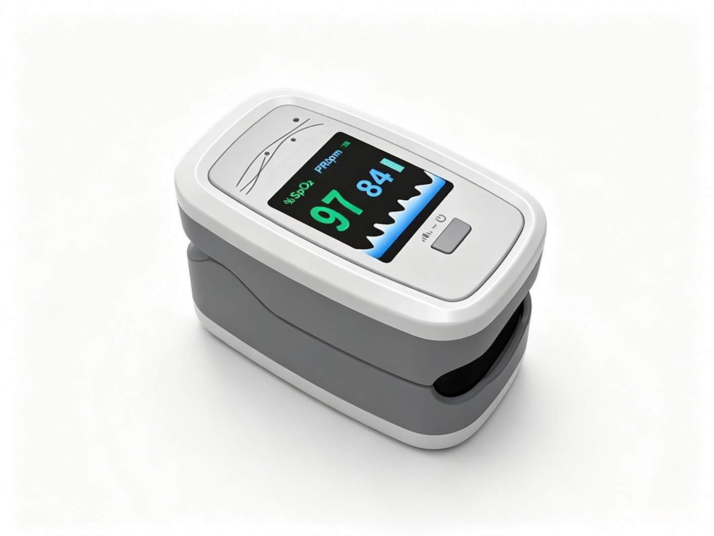 CMS50D1-Pro Fingertip Pulse Oximeter | 1.3" Color Screen SpO2 Monitor with Auto-Rotating Display #