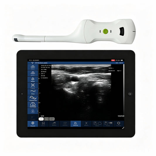 Global Healthcare Medical palm-sized biplane rectal ultrasound scanner with T-type probe for transrectal and urological imaging