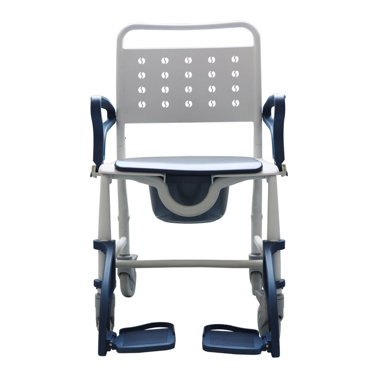 Commode Wheelchair Multifunctional Shower Toilet Bath Chair #