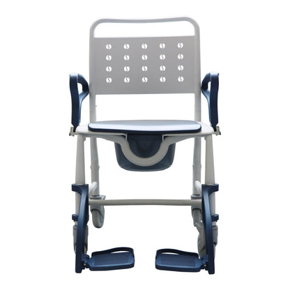 Commode Wheelchair Multifunctional Shower Toilet Bath Chair #
