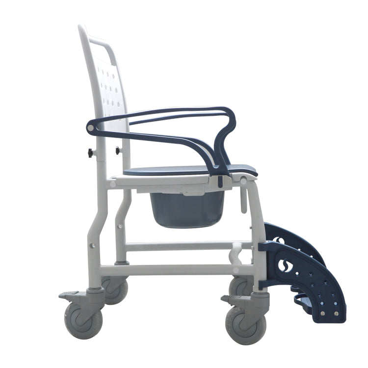 Commode Wheelchair Multifunctional Shower Toilet Bath Chair #
