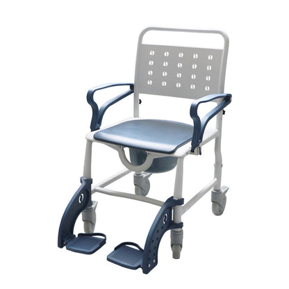Commode Wheelchair Multifunctional Shower Toilet Bath Chair #