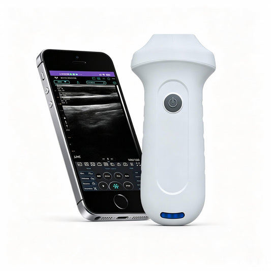 Global Healthcare Medical palm-sized wireless linear ultrasound scanner with 192-element probe for high-resolution superficial imaging
