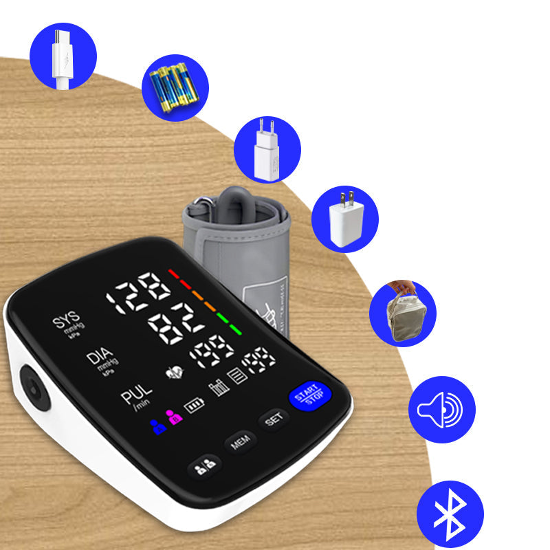 FDA Sphygmomanometer Arm type Blood Pressure Monitor #