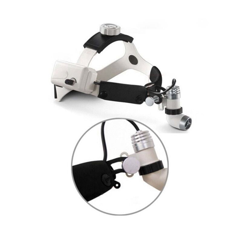 LED Surgical Headlight Dual Battery Supply 3W High Brightness Headlight #