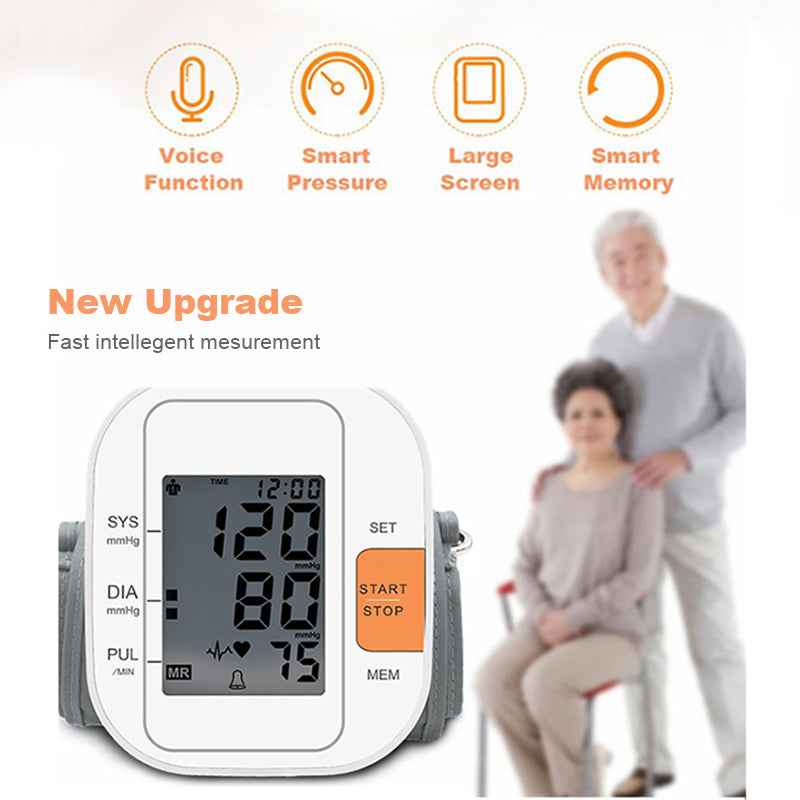 Blood Pressure Monitoring Machine Upper Arm Digital Blood Pressure Monitor #