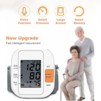 Blood Pressure Monitoring Machine Upper Arm Digital Blood Pressure Monitor #