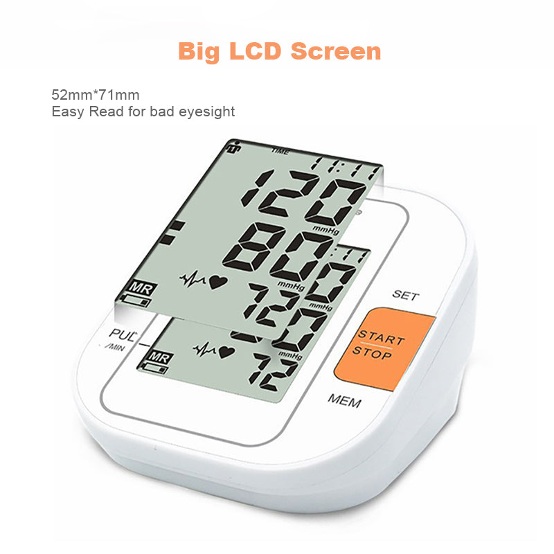 Blood Pressure Monitoring Machine Upper Arm Digital Blood Pressure Monitor #