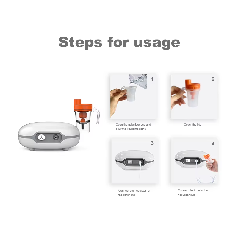 Medical Air Compression Nebulizer Handheld Household Inhalation Nebulizer #