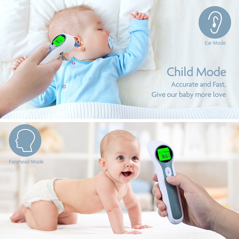 Baby Digital Forehead Ear Infrared Thermometer for Body Temperature #