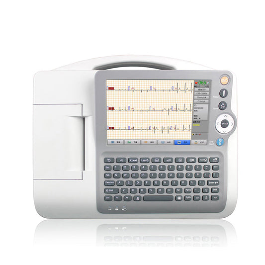 ECG 3 Channel Digital Hospital Electrocardiograph EKG Machine #