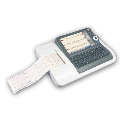 ECG 3 Channel Digital Hospital Electrocardiograph EKG Machine #