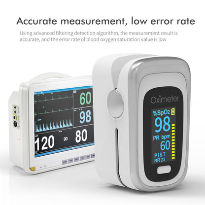 Finger Blood Oxygen OLED Display Fingertip Pulse Oximeter #