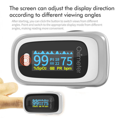 Finger Blood Oxygen OLED Display Fingertip Pulse Oximeter #