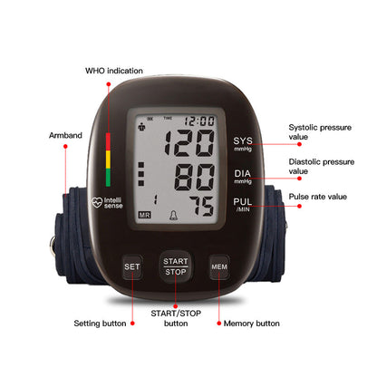 Upper Arm Digital BP Machine Blood Pressure Monitor #