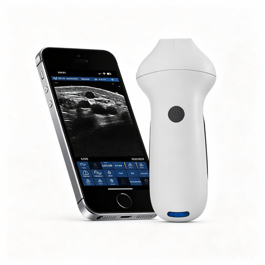 Global Healthcare Medical palm-sized wireless linear ultrasound scanner with 192-element probe for high-resolution superficial imaging