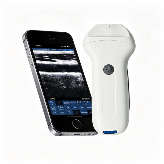 Global Healthcare Medical palm-sized wireless linear ultrasound scanner with 192-element probe for high-resolution superficial imaging