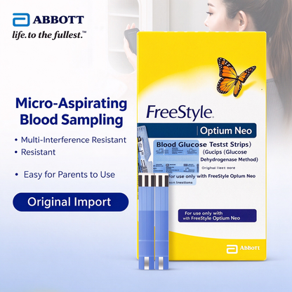 Abbott Home Blood Glucose Test Strips, No Coding Required (50 Strips and Lancets), Compatible with Libre
