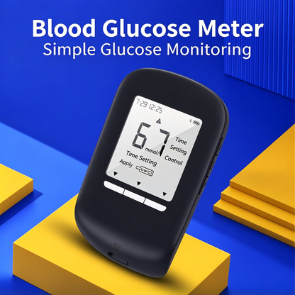 Abbott Blood Glucose Test Strips, Accurate No-Code Home Use, 50 Test Strips with Free HS-BG01 Blood Glucose Meter