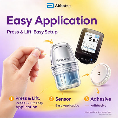 Abbott FreeStyle Libre 1 Home Use Continuous Glucose Monitor, Continuous Blood Glucose Tester, 1 Box of Blood Glucose Meter