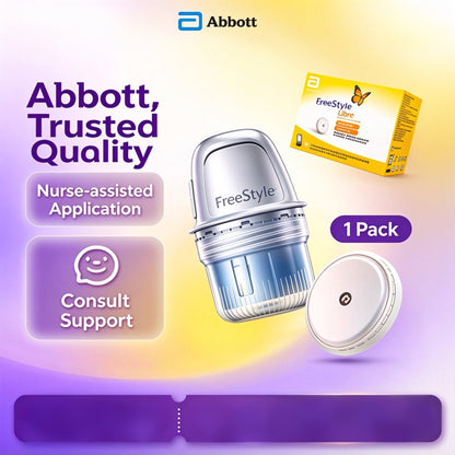 Abbott FreeStyle Libre 1 Home Use Continuous Glucose Monitor, Continuous Blood Glucose Tester, 1 Box of Blood Glucose Meter