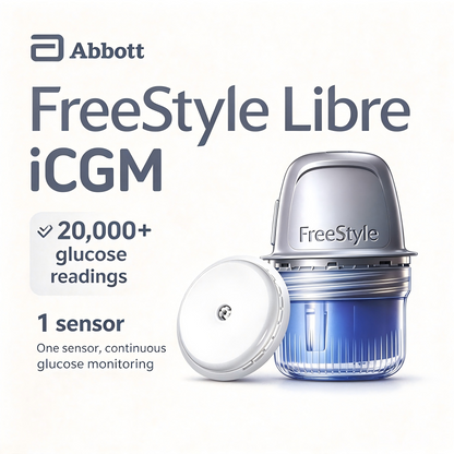 Abbott [New Major Launch] FreeStyle Libre 2 Continuous Glucose Monitoring System, 1 Box