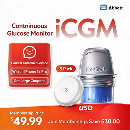 Abbott [New Major Launch] FreeStyle Libre 2 Continuous Glucose Monitoring System, 1 Box