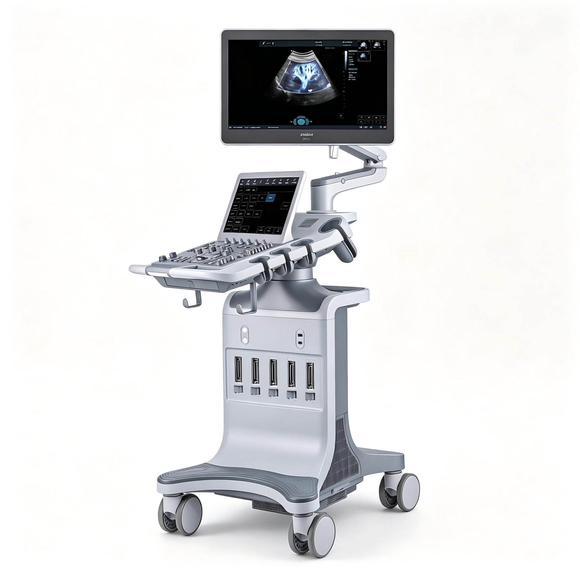 EDAN Acclarix LX85 premium diagnostic ultrasound system with SynSight imaging and 21.5‑inch display