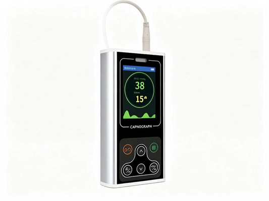 GHM-CA20M Capnograph | Mainstream EtCO2 Monitor with SpO2 & 8‑Hour Battery