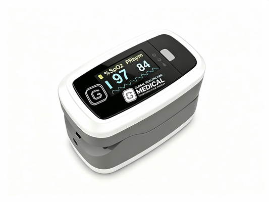 CMS50D1 Fingertip Pulse Oximeter | Portable SpO2 Monitor with Auto-Rotating Display #