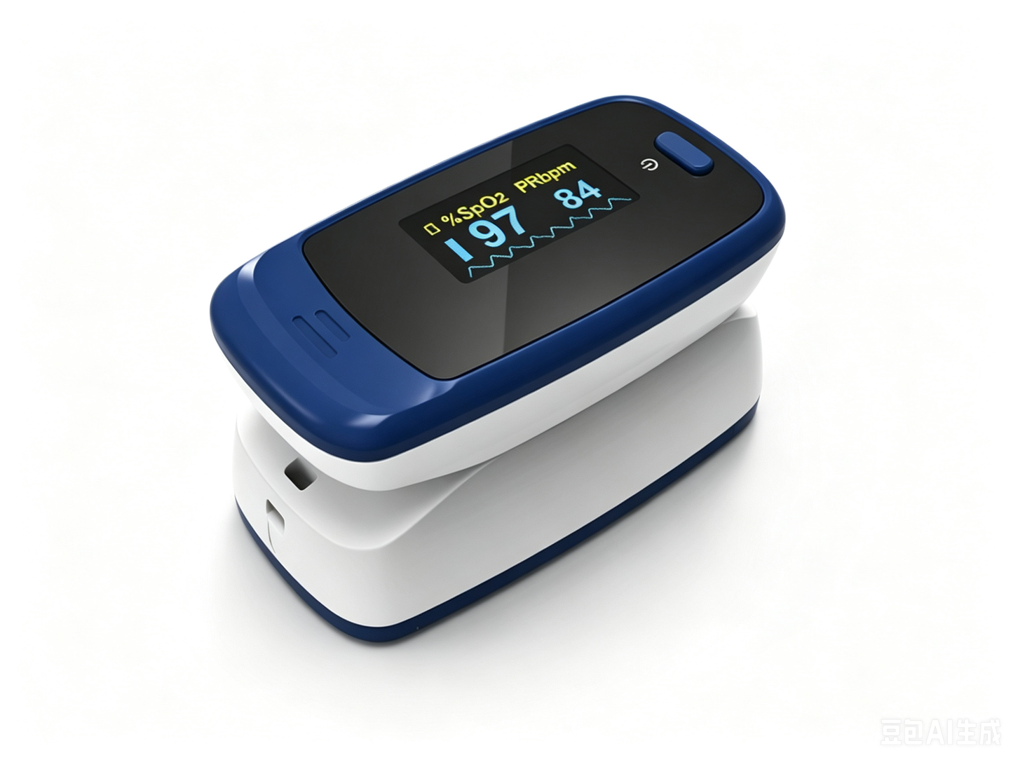 CMS50D2-2 Fingertip Pulse Oximeter | Portable SpO2 Monitor with Adjustable Display #