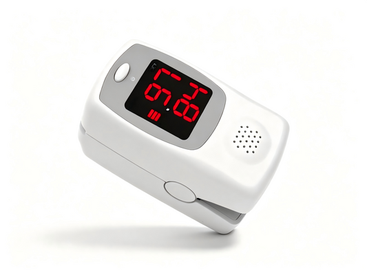 CMS50L Fingertip Pulse Oximeter | Portable SpO2 Monitor with Large LED Display