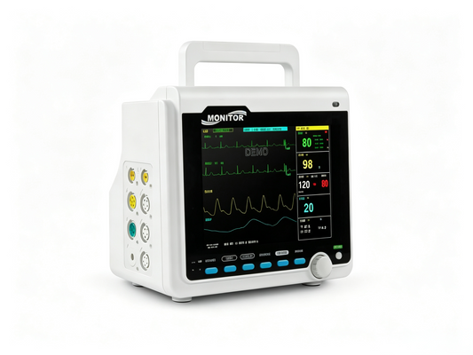 CMS6000 Patient Monitor | 8" Multi-Parameter Vital Signs Monitor with ECG, NIBP, SpO2 #