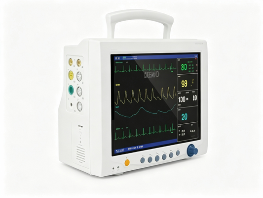 CMS7000 Patient Monitor | 12.1" Multi-Parameter Vital Signs Monitor with 15+ Languages #