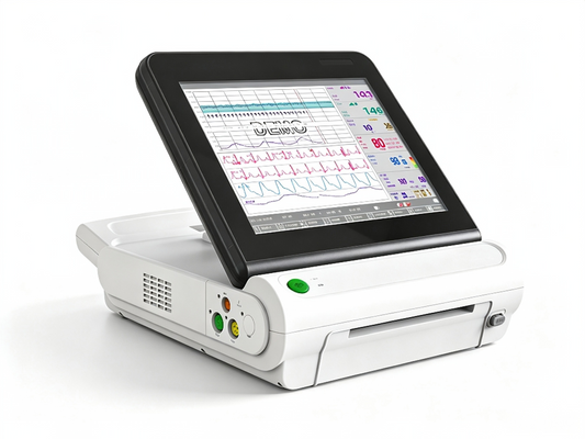 CMS800C-PLUS Fetal/Maternal Monitor | 12.1" Touch Screen Fetal & Maternal Vital Signs Monitor