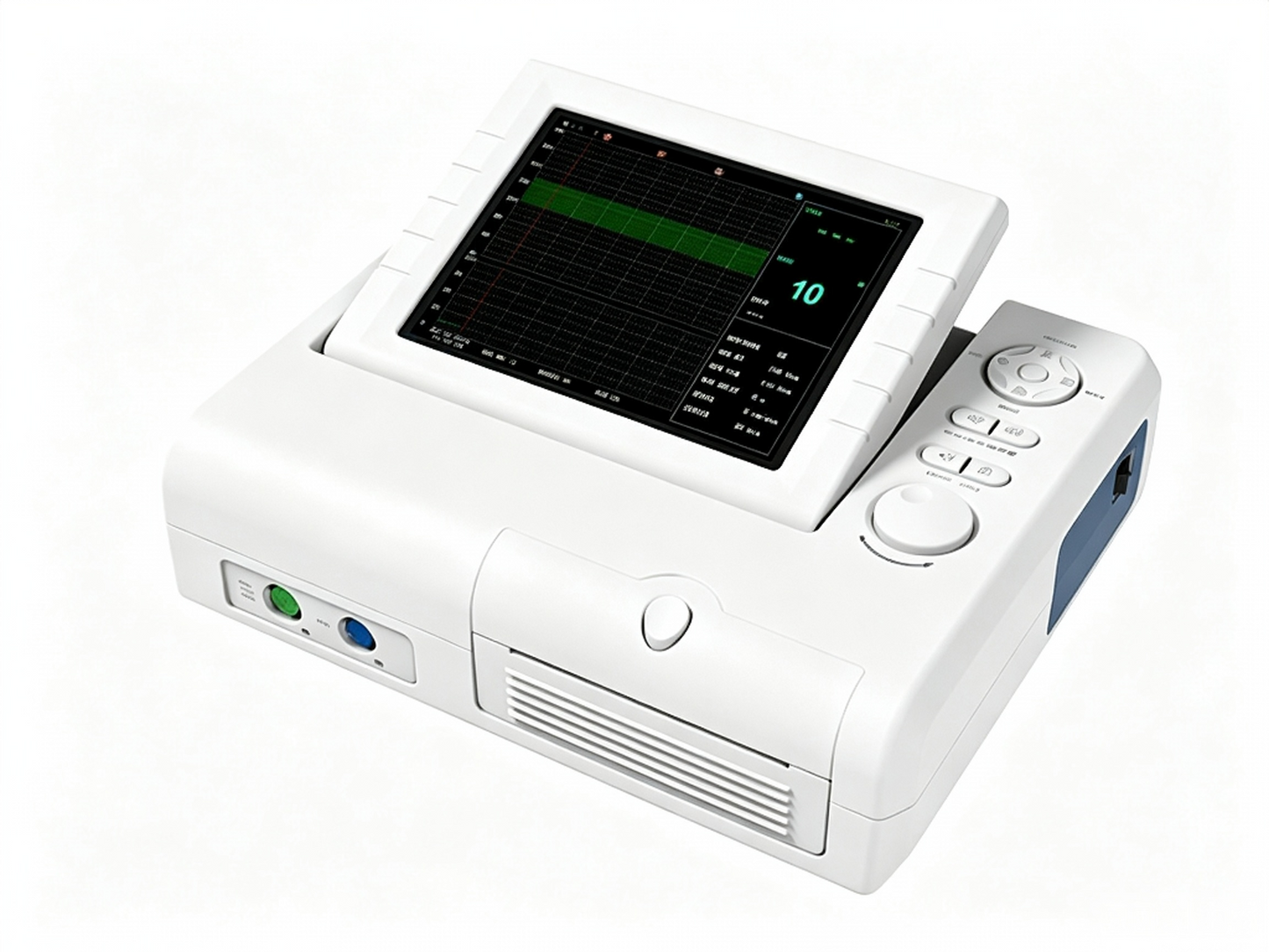 CMS800G Fetal Monitor | 8" Fetal Heart Rate Monitor with Twins Monitoring & Central Connectivity #