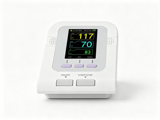 GHM-08A Electronic Sphygmomanometer | Upper Arm Blood Pressure Monitor with 2.8" Color LCD