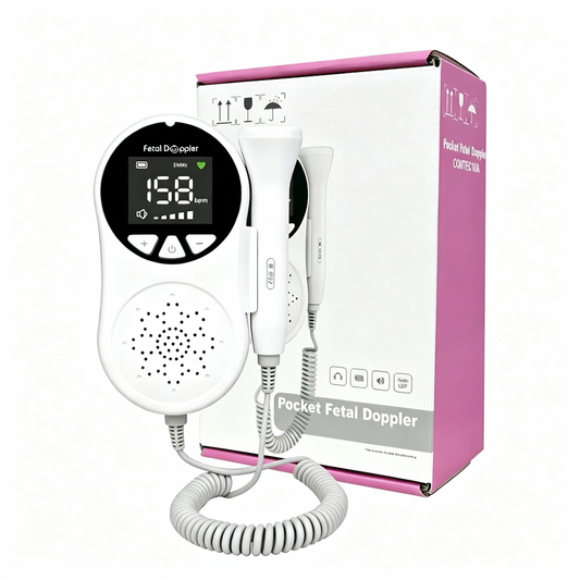 CONTEC10A BASIC Fetal Doppler | Home Use Baby Heartbeat Monitor with LED Display #